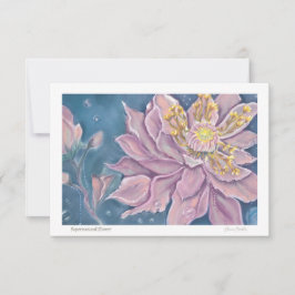 Supernatural Flower Anteckningskort