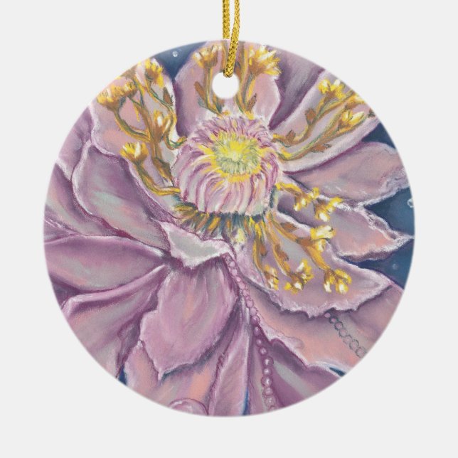 Supernatural Flower Julgransprydnad Keramik (Framsidan)