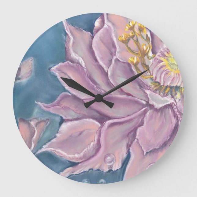 Supernatural Flower Stor Klocka (Framsida)