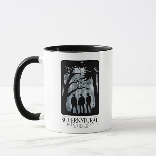 Supernatural Forest Silhouette Graphic Mugg (Vänster)