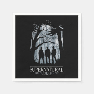 Supernatural Forest Silhouette Graphic Pappersservett