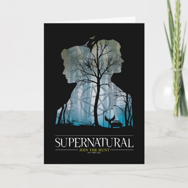 Supernatural Winchester Bros Forest Graphic Kort (Framsida)