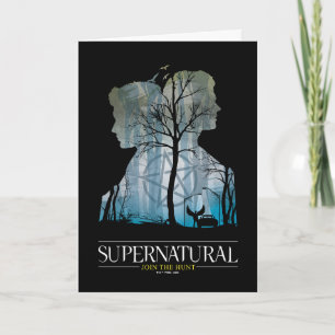 Supernatural Winchester Bros Forest Graphic Kort