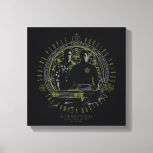 Supernatural Winchester Brothers Family Business Canvastryck