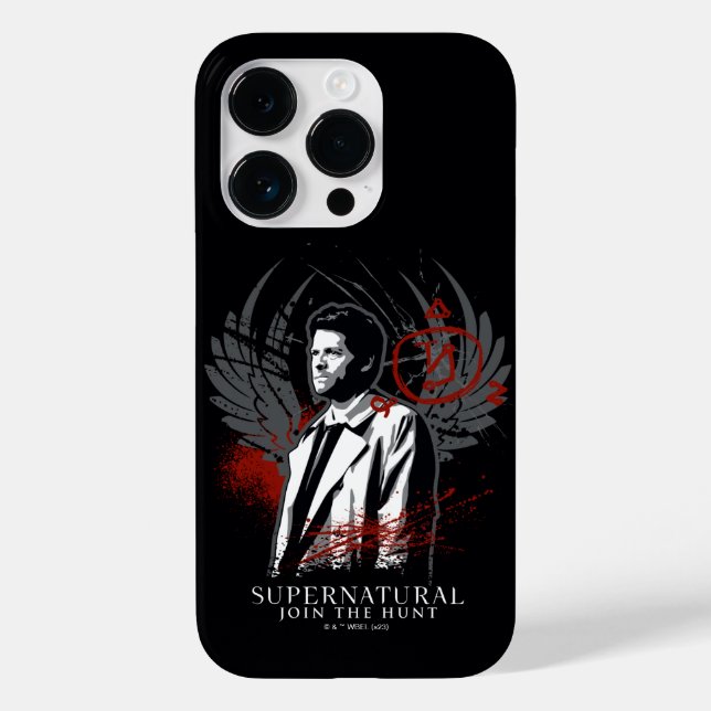 Supernaturlig Castiel Graffiti Graphic (Baksida)