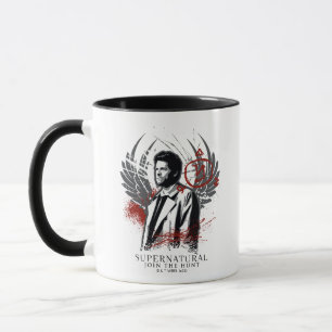 Supernaturlig Castiel Graffiti Graphic Mugg
