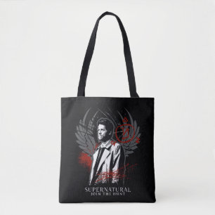 Supernaturlig Castiel Graffiti Graphic Tygkasse