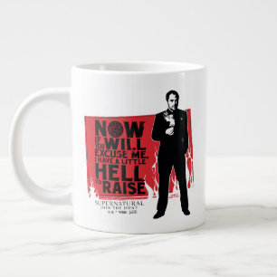 Supernaturlig Crowley-citattdiagram Jumbo Mugg