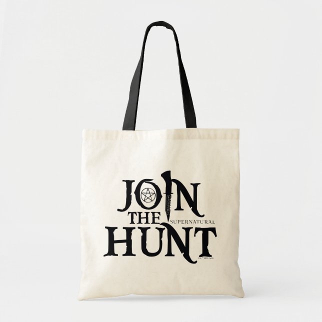 Supernaturlig "Gå med hunt" Tygkasse (Framsidan)