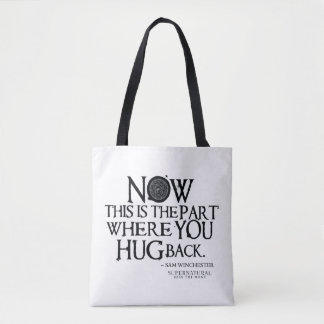 Supernaturlig "Hug Back"-offert Tygkasse