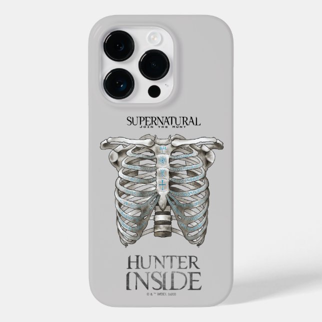 Supernaturlig "Hunter Inside" Ribcage Graphic (Baksida)