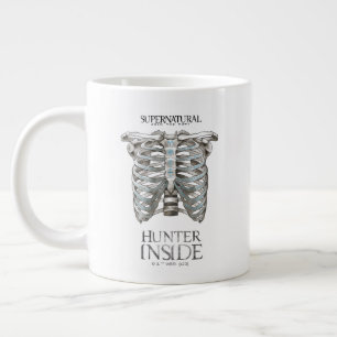Supernaturlig "Hunter Inside" Ribcage Graphic Jumbo Mugg