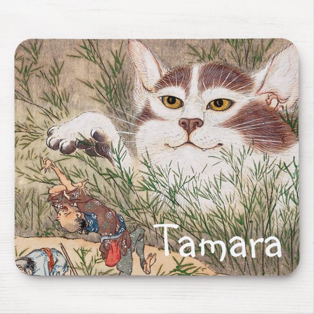 Supernaturlig katt musmatta (Framsidan)