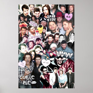 Supernaturlig kollage poster
