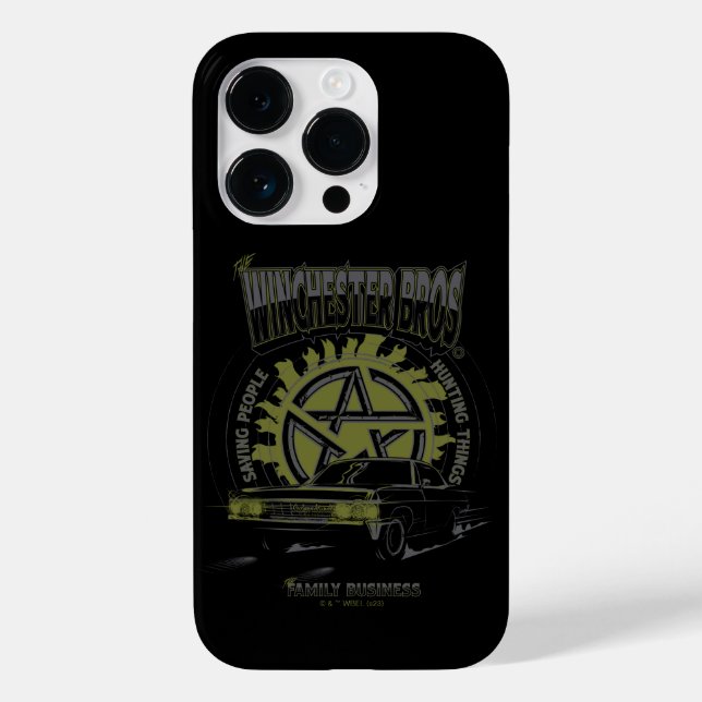 Supernaturlig "The Winchester Bros"-bilgrafik (Baksida)