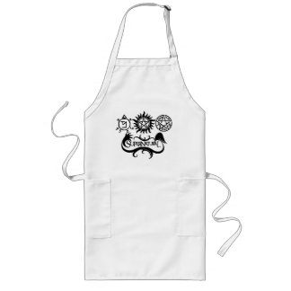 Supernaturliga symboler Apron Långt Förkläde