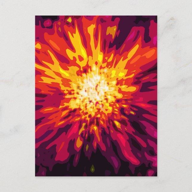 Supernova Blast Vykort (Framsida)