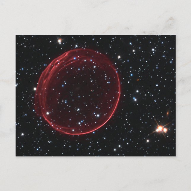 Supernova Bubble Vykort (Framsida)