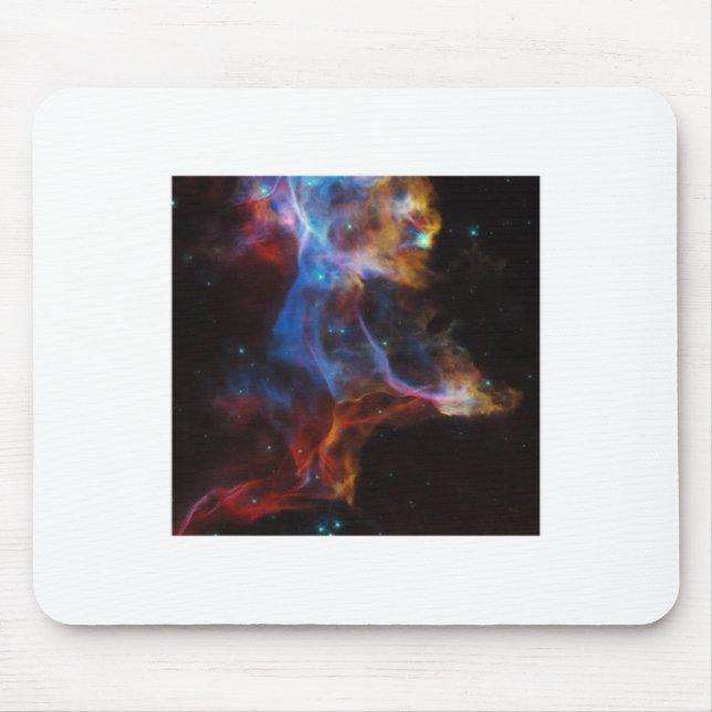 Supernova reagerar på Veil Nebula Sticker Musmatta (Framsidan)