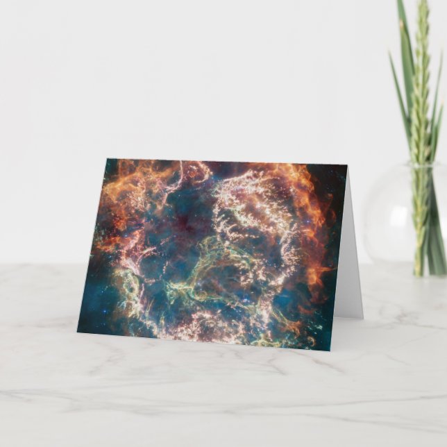Supernova Remnant Cassiopeia Kort (Framsida)