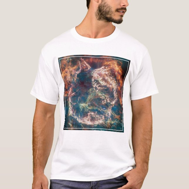 Supernova Remnant Cassiopeia T Shirt (Framsida)