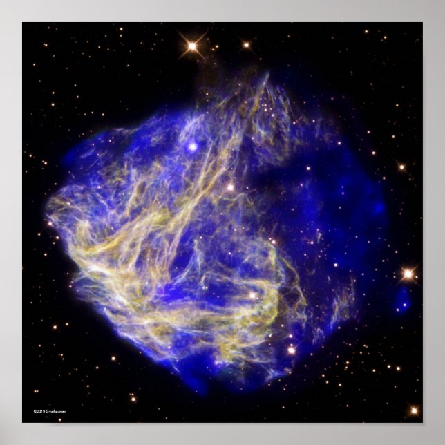 Supernova Remnant N49 Poster (Framsidan)