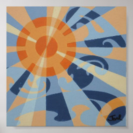 SUPERNOVA-utskrift (6" x 6") Poster