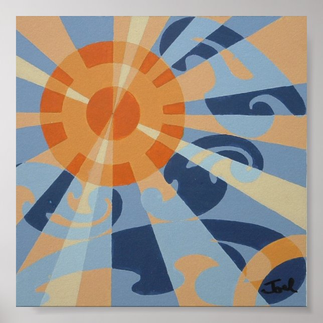 SUPERNOVA-utskrift (6" x 6") Poster (Framsidan)