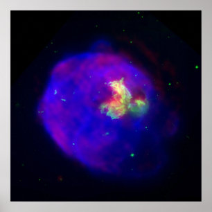 Supernovakvarleva LMC N 63A Poster