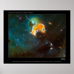 SupernovaRemnant-LMC-N63A-2005-15 Poster