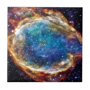 Supernovarest G299.2-2.9 NASA rymdbild Kakelplatta