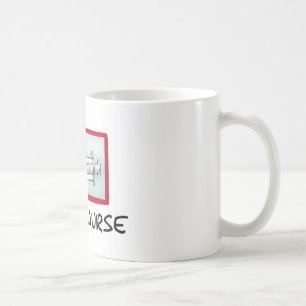 supernurse - humoristisk tecknadsjuksköterska på kaffemugg