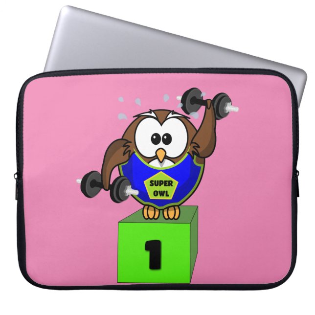 SuperOwl Laptop Sleeve (Framsidan)