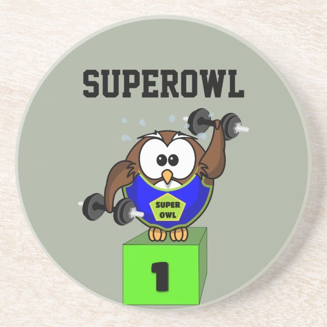 SuperOwl Underlägg Sandsten (Framsidan)