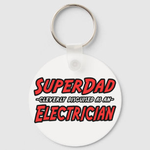 SuperPappa...Elektriker Nyckelring