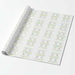 Superpappa estetisk textmönster presentförpackning presentpapper