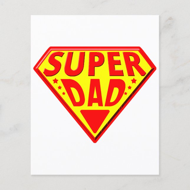 Superpappa - Glad fadersdag (Framsida)