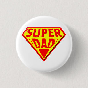 Superpappa - Glad fadersdag Knapp