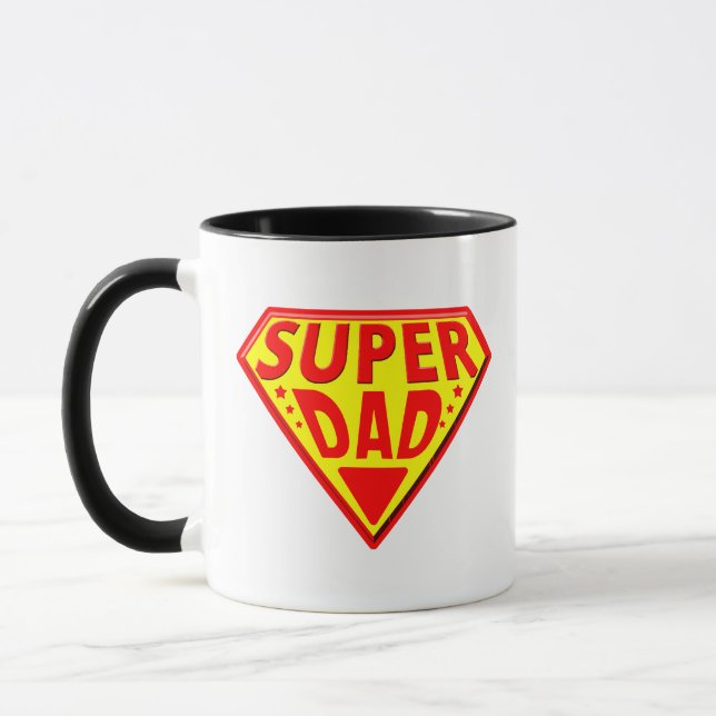 Superpappa - Glad fadersdag Mugg (Vänster)
