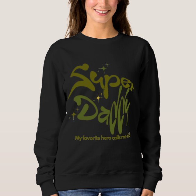 Superpappa Hjälte för barn T Shirt (Framsida)