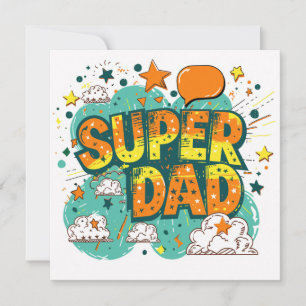 Superpappa Julkort