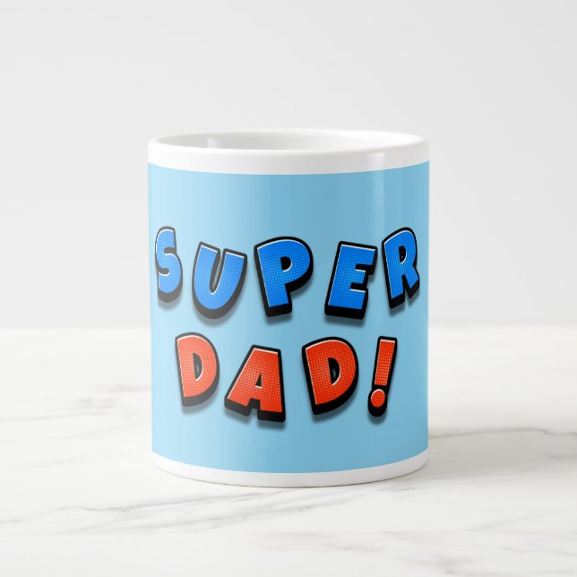 Superpappa Jumbo Mugg (Framsidan)
