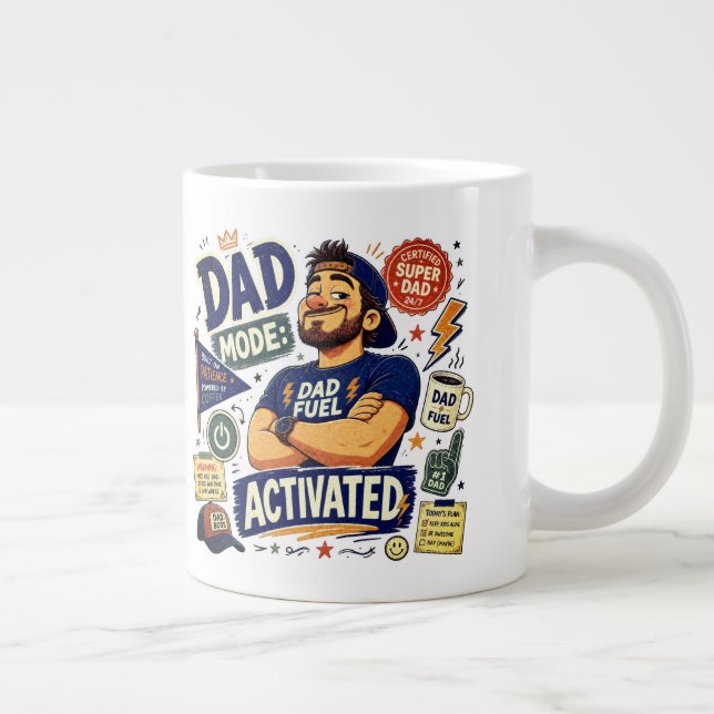 Superpappa  jumbo mugg (Höger)