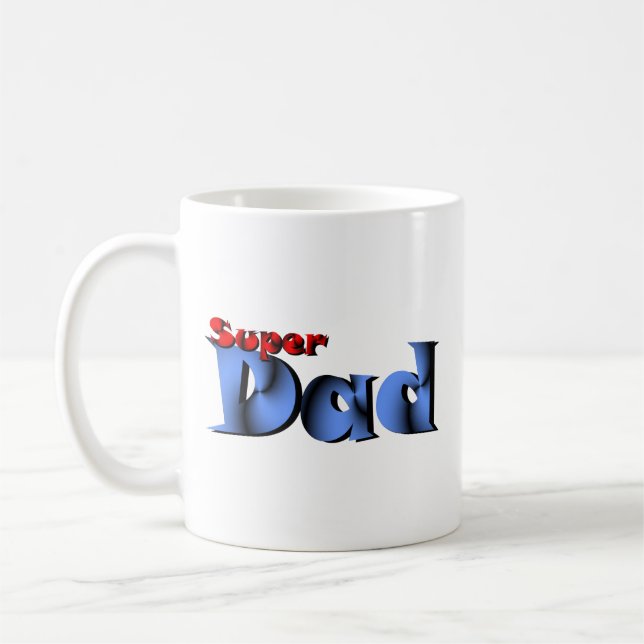 Superpappa-mugg Kaffemugg (Vänster)