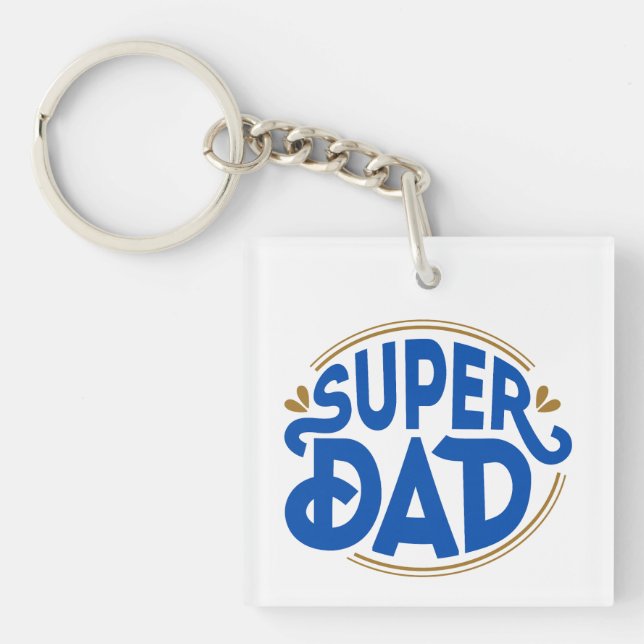 Superpappa Nyckelring (Framsidan)