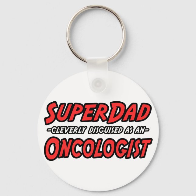 SuperPappa...Onkolog Nyckelring (Framsida)