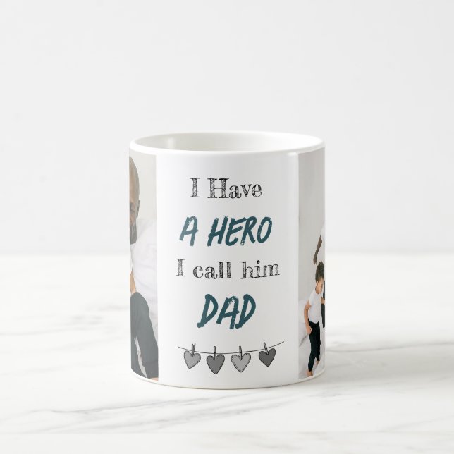 Superpappa | Personlig Fadersdags Kaffe Mugg (Center)