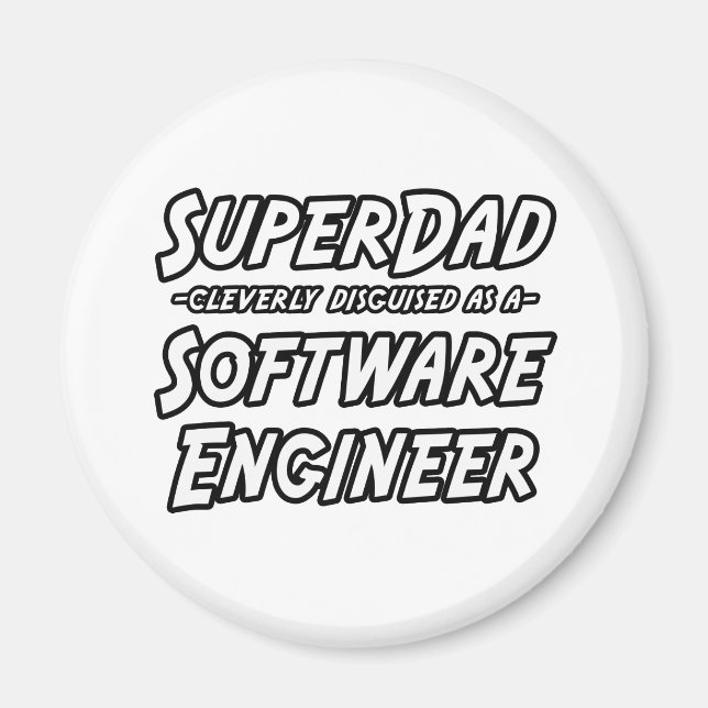 SuperPappa...Software Ingenjör Magnet (Framsidan)
