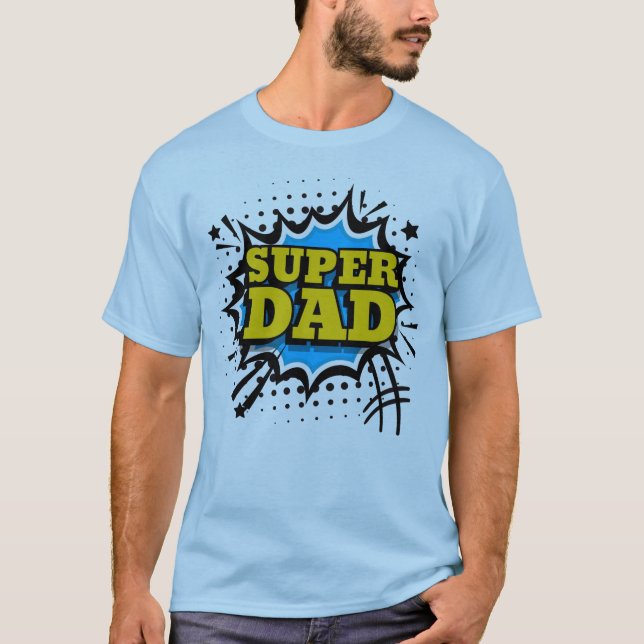 Superpappa T-shirt (Framsida)