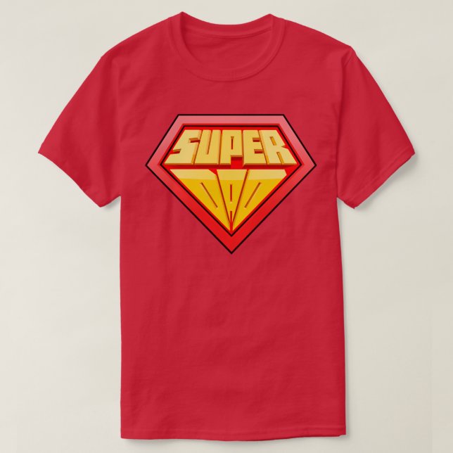 SuperPappa T Shirt (Design framsida)